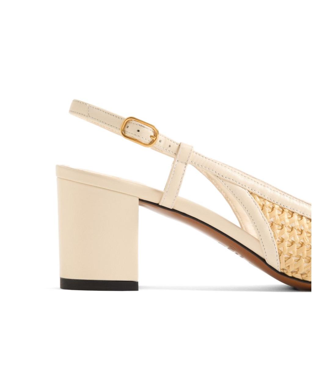 VALENTINO Бежевые кожаные туфли, фото 5