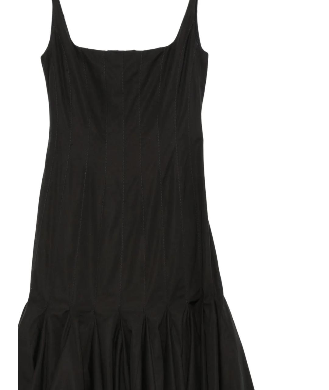 JACQUEMUS Черное полиэстеровое повседневное платье, фото 2