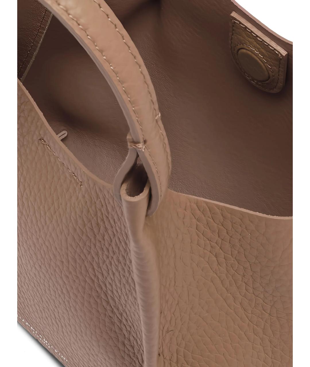 Gianni Chiarini Коричневая кожаная сумка тоут, фото 4