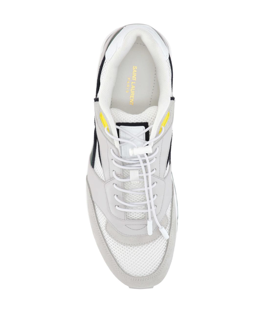 SAINT LAURENT Мульти кожаные низкие кроссовки / кеды, фото 4