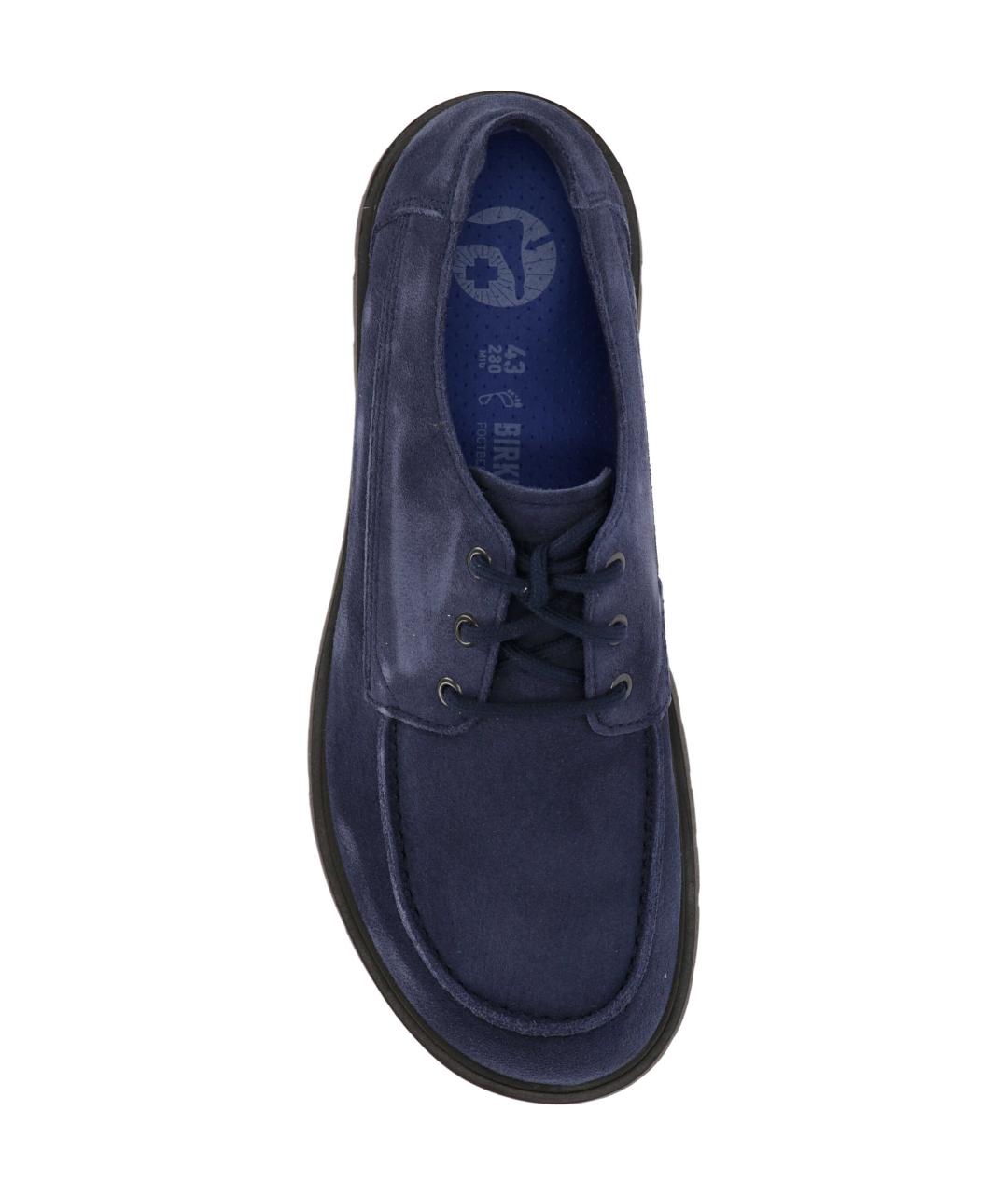 BIRKENSTOCK Синие замшевые низкие ботинки, фото 4