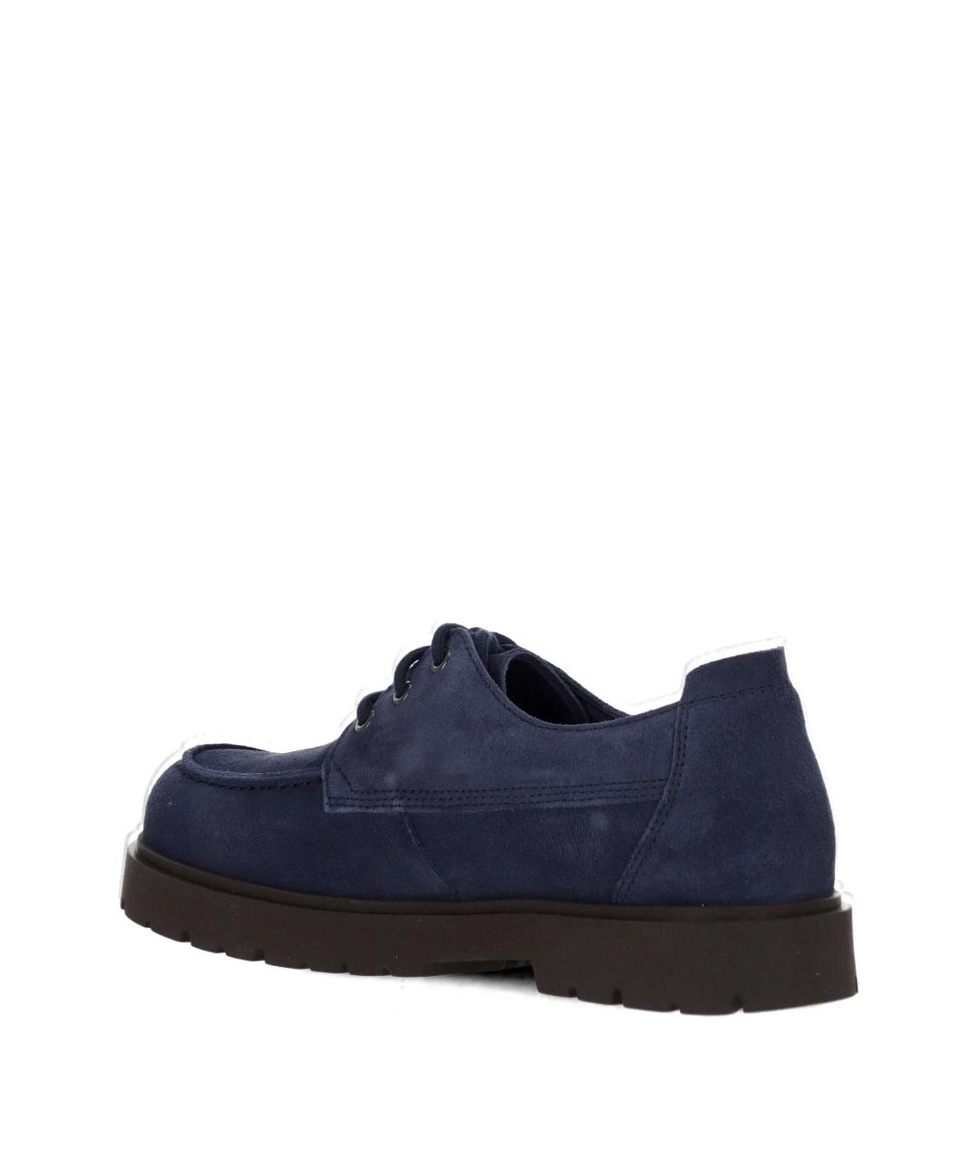 BIRKENSTOCK Синие замшевые низкие ботинки, фото 3