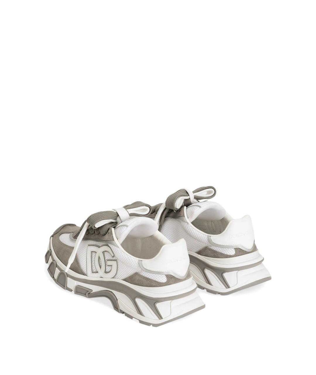 DOLCE&GABBANA Мульти текстильные низкие кроссовки / кеды, фото 4