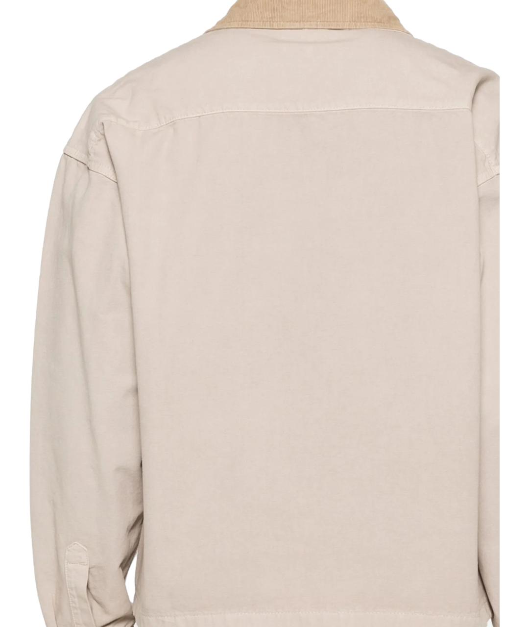 CARHARTT WIP Бежевая хлопковая куртка, фото 3