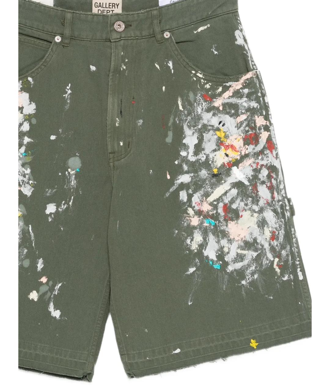 Gallery Dept Зеленые хлопковые шорты, фото 2