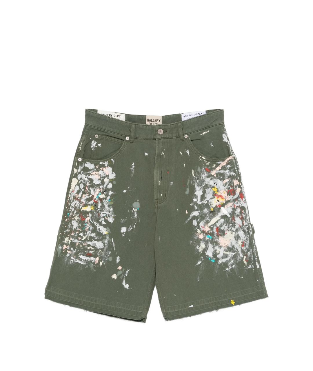 Gallery Dept Зеленые хлопковые шорты, фото 1