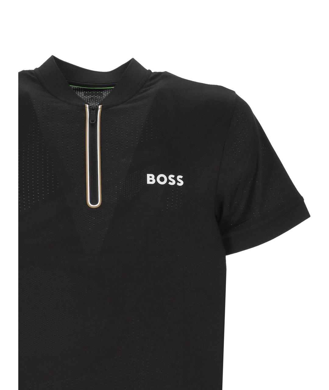 HUGO BOSS Черная футболка, фото 2