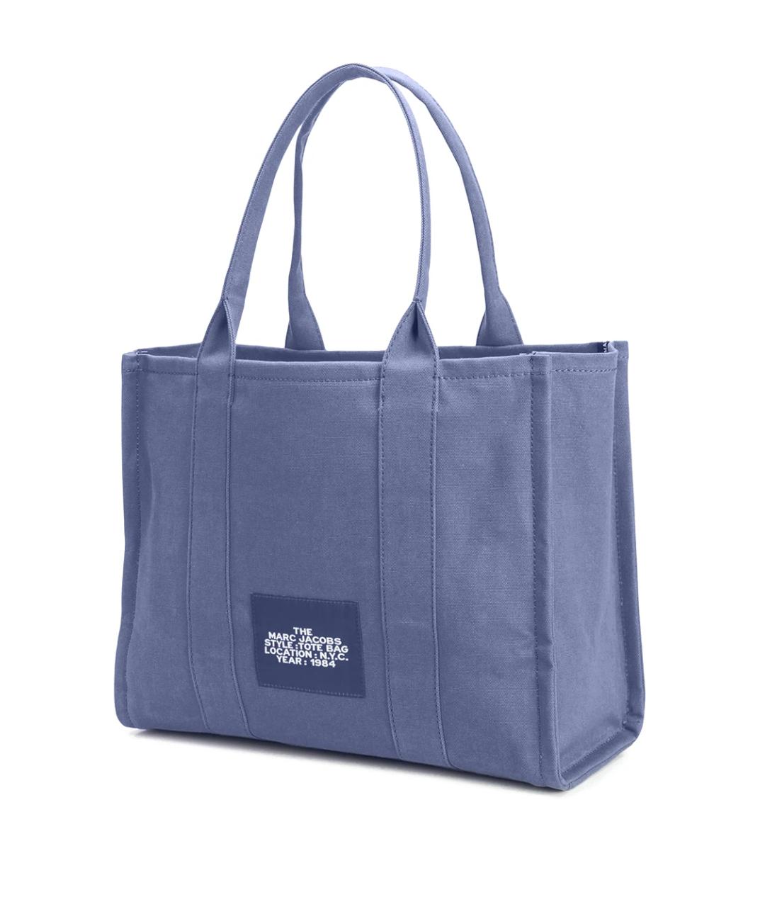 MARC JACOBS Синяя тканевая сумка тоут, фото 2