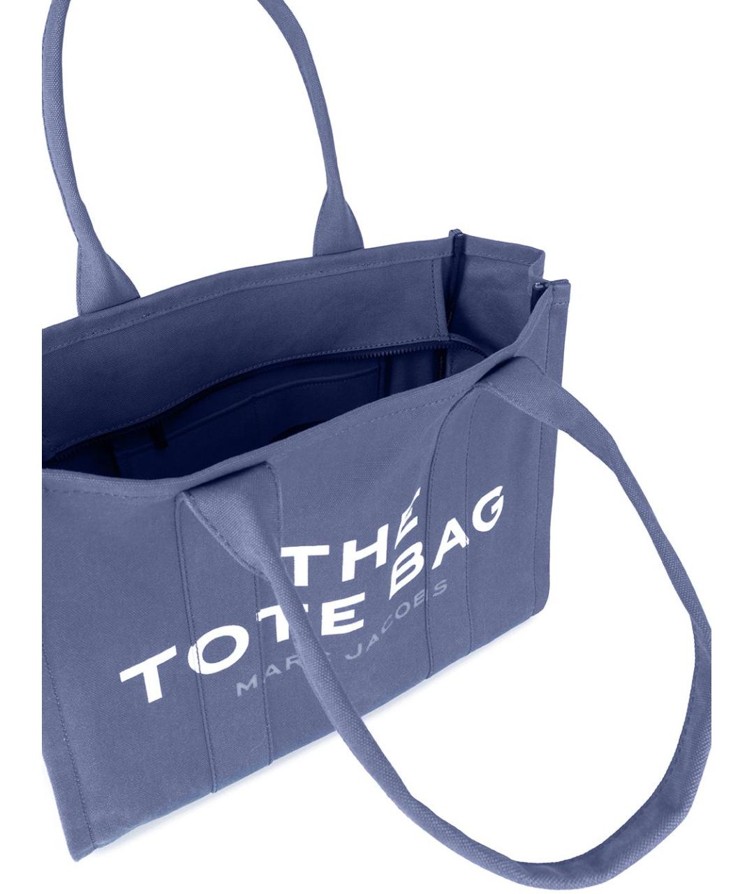 MARC JACOBS Синяя тканевая сумка тоут, фото 3