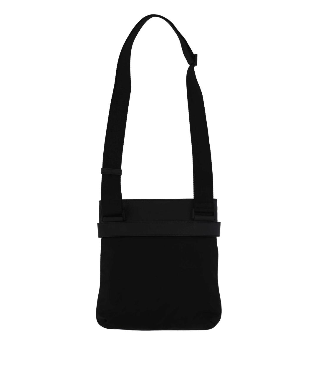 FERRAGAMO Черная тканевая сумка на плечо, фото 3