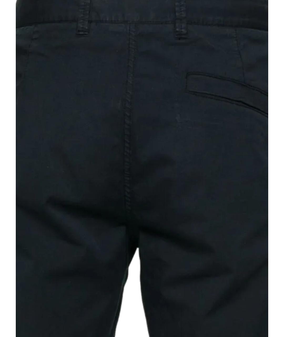 STONE ISLAND Синие хлопковые повседневные брюки, фото 3