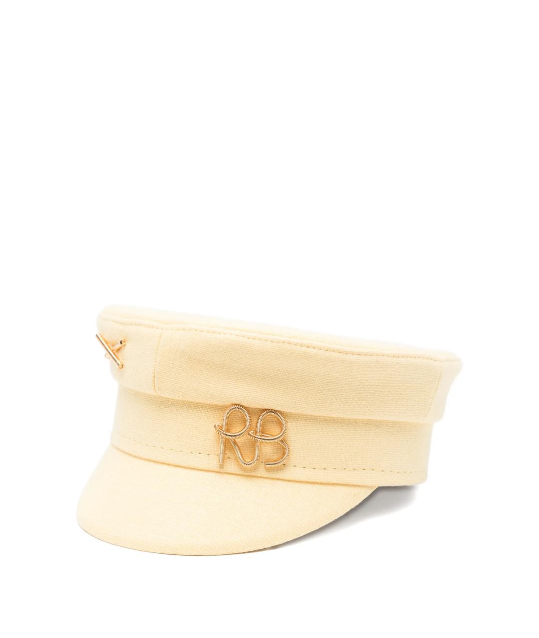 RUSLAN BAGINSKIY Бежевая хлопковая кепка, фото 1