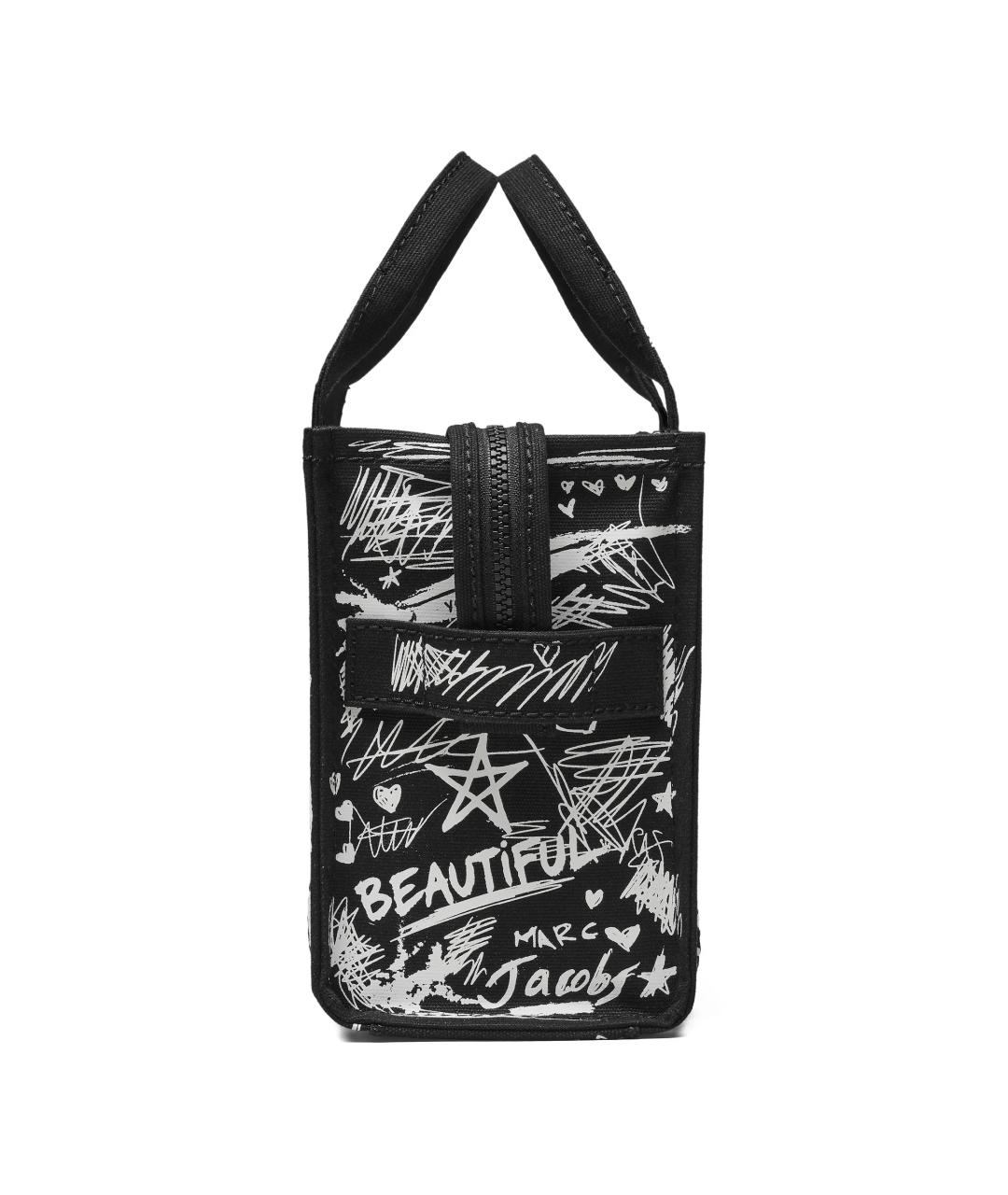MARC JACOBS Черная тканевая сумка тоут, фото 2