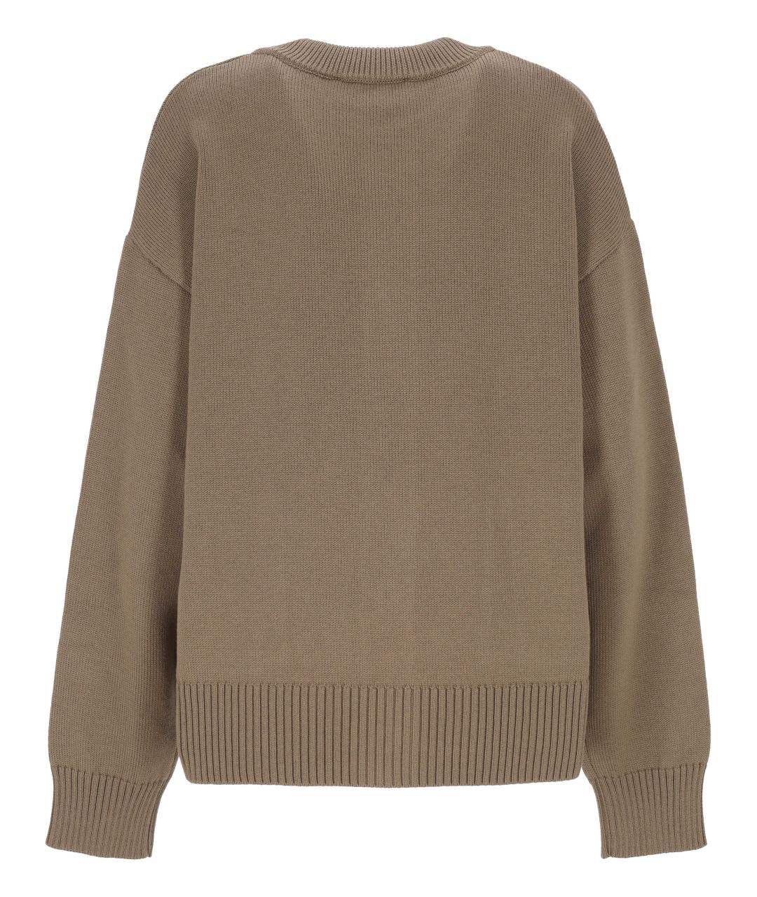 Ami Paris Коричневый вискозный кардиган, фото 3