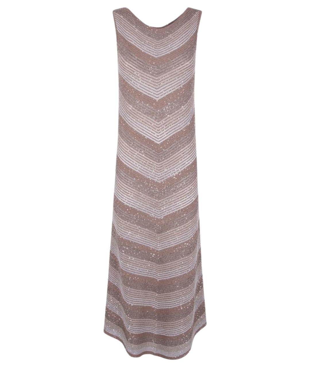 D.EXTERIOR Бежевое вискозное повседневное платье, фото 1