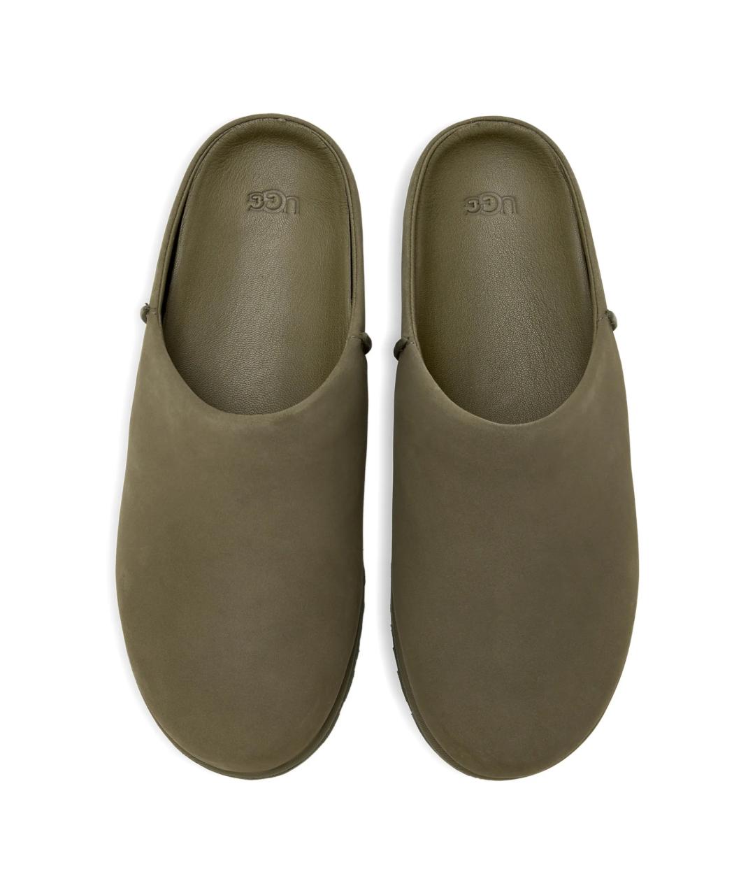 UGG AUSTRALIA Хаки замшевые сандалии, фото 3