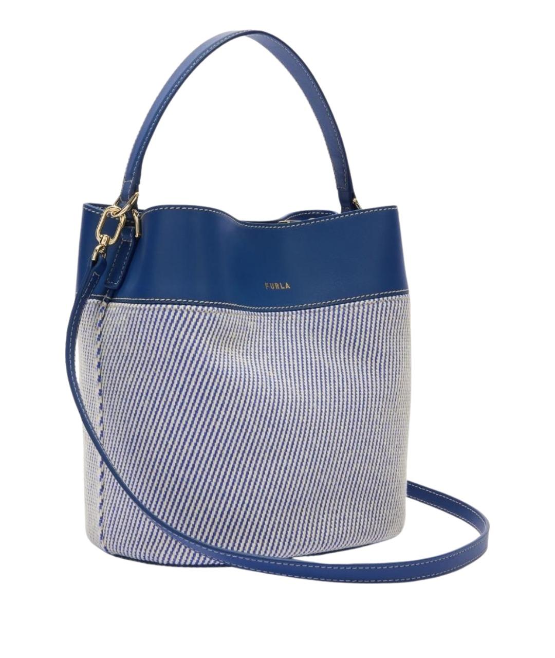 FURLA Синяя сумка тоут, фото 3