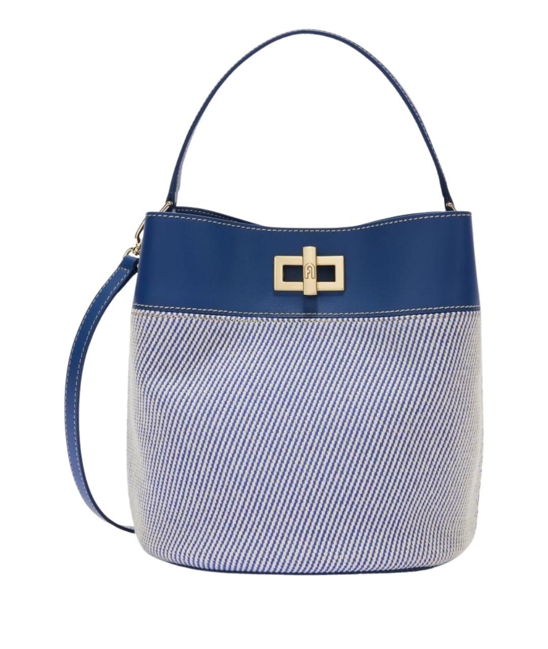 FURLA Синяя сумка тоут, фото 1