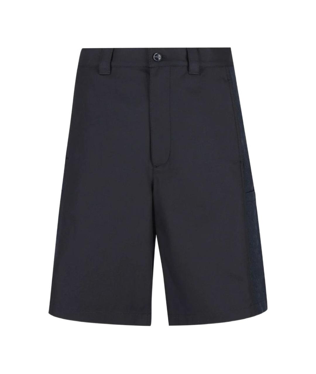GUCCI Темно-синие хлопковые шорты, фото 1