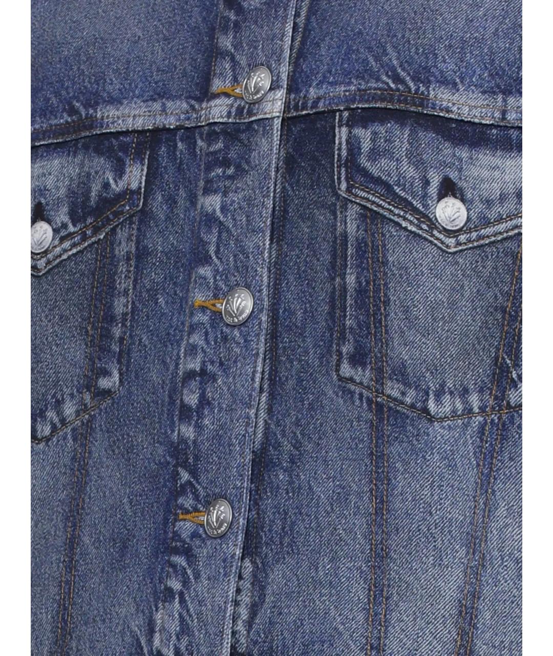 RAG & BONE Синяя хлопковая куртка, фото 2