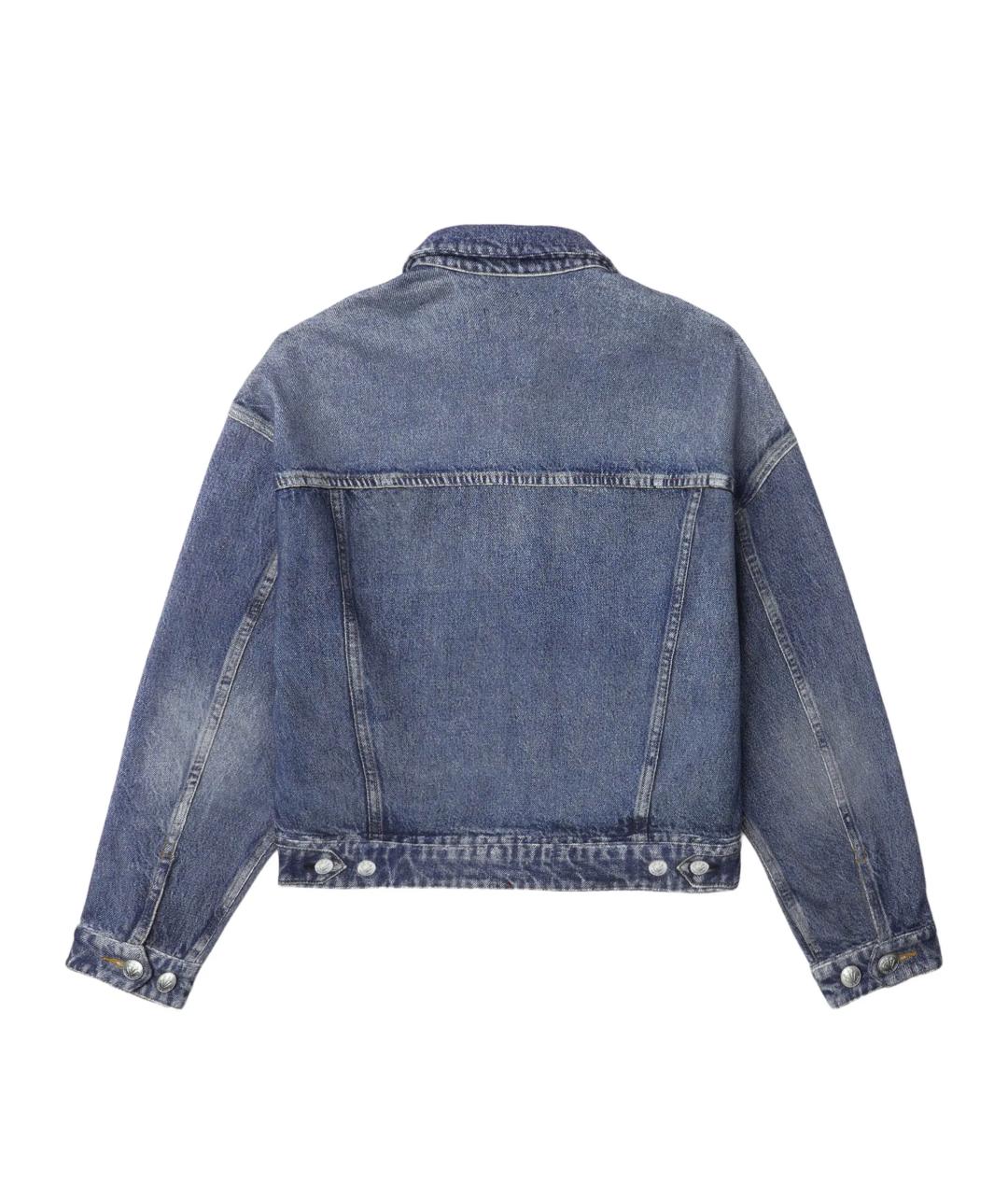 RAG & BONE Синяя хлопковая куртка, фото 3