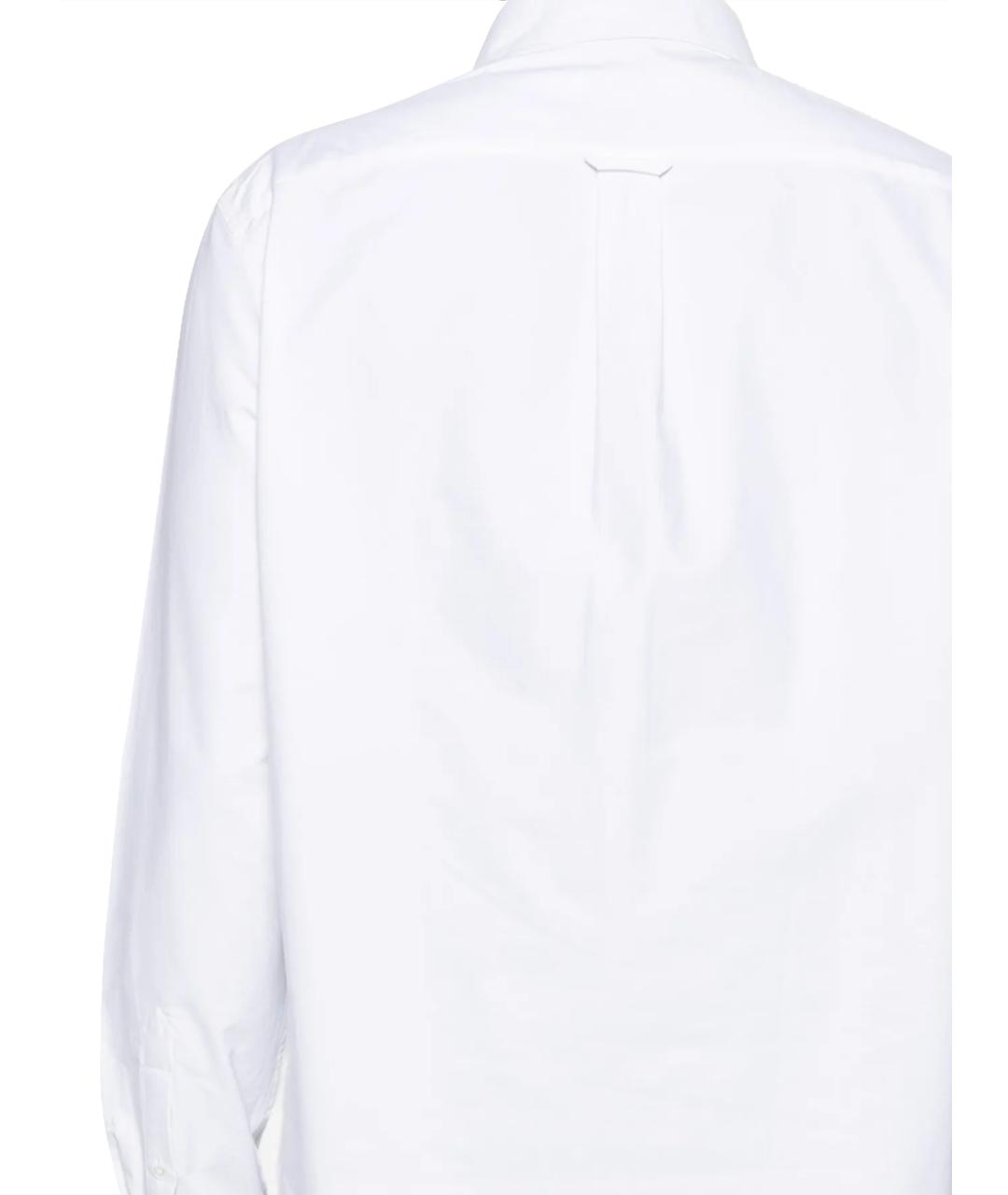 MAISON KITSUNE Белая хлопковая кэжуал рубашка, фото 3