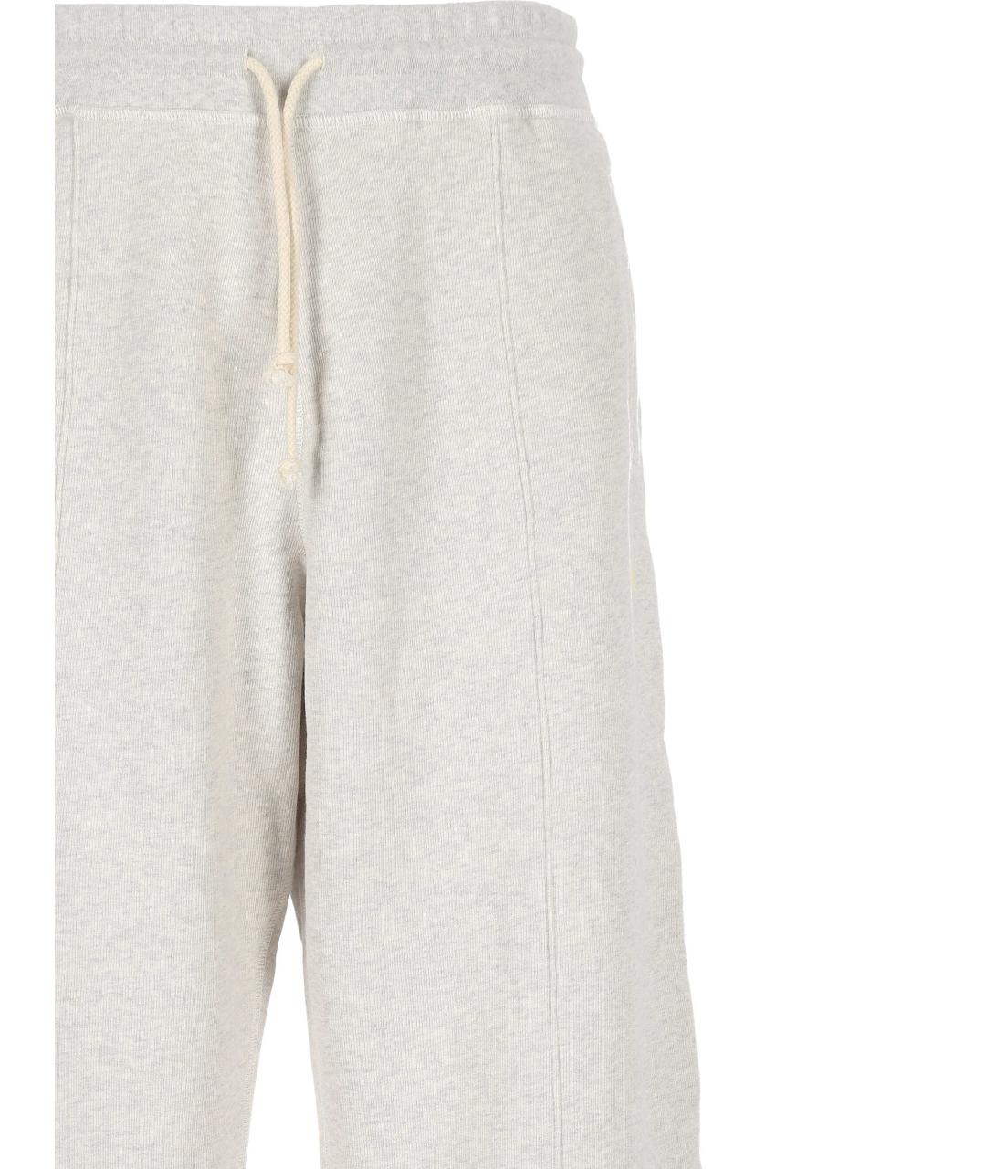 GOLDEN GOOSE DELUXE BRAND Серые хлопковые повседневные брюки, фото 2