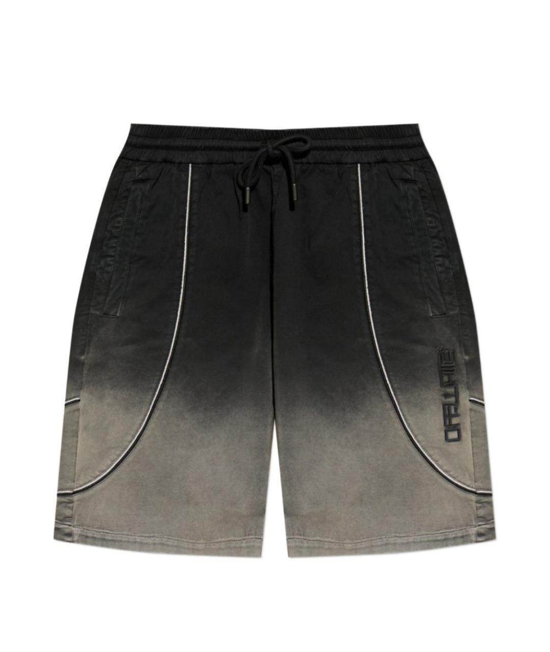 OFF-WHITE Черные хлопковые повседневные брюки, фото 1