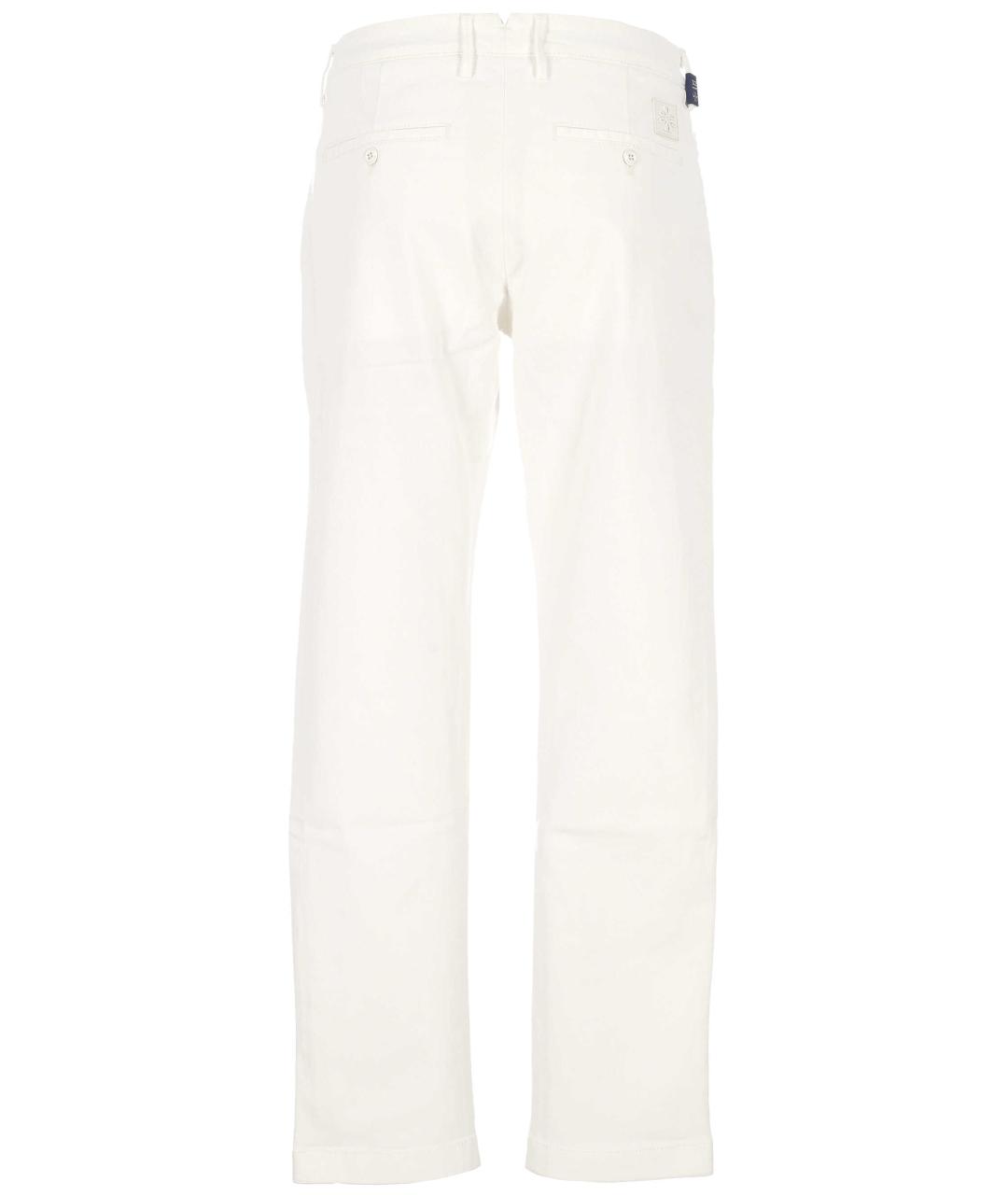 JACOB COHEN Белые хлопковые повседневные брюки, фото 3