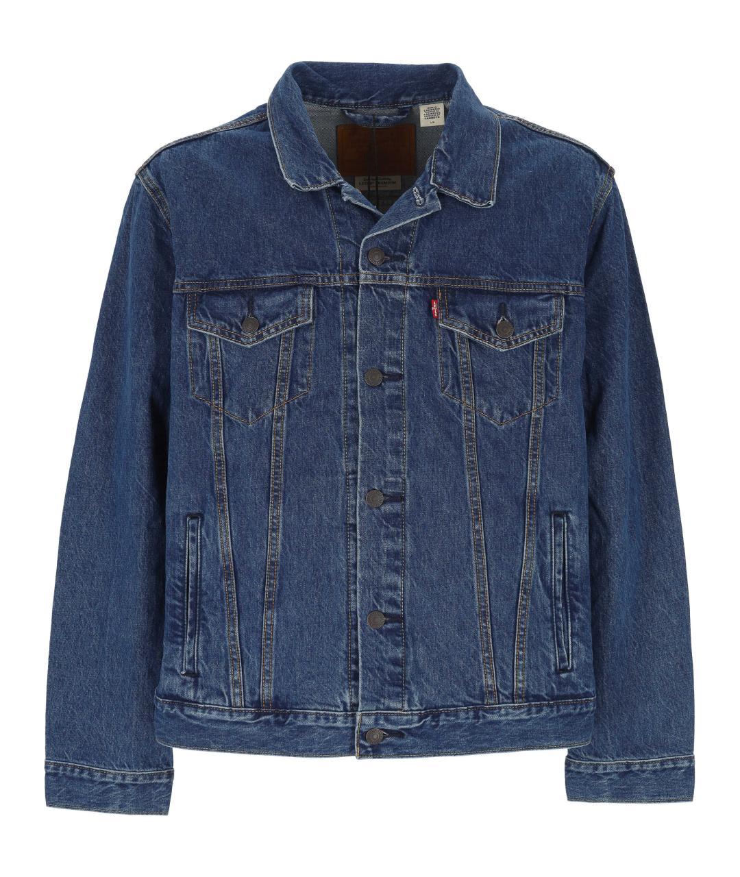 LEVI'S Синяя хлопковая куртка, фото 1