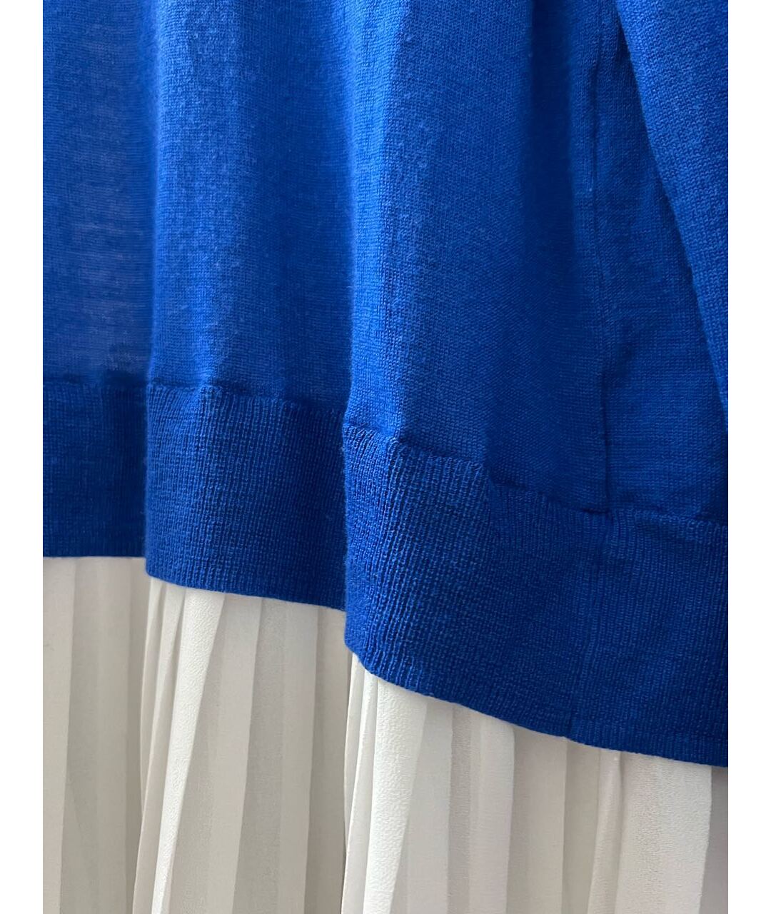 SANDRO Синий шерстяной джемпер / свитер, фото 4