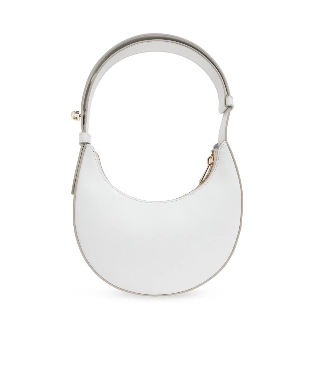 FURLA Белая кожаная сумка через плечо, фото 3