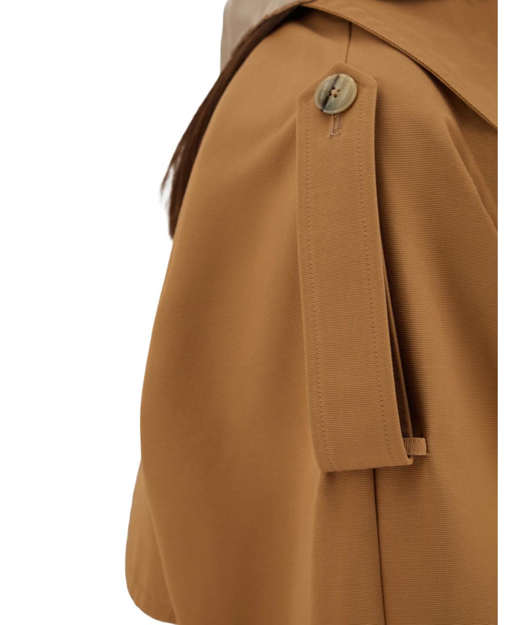 HERNO Коричневый хлопковый тренч/плащ, фото 2