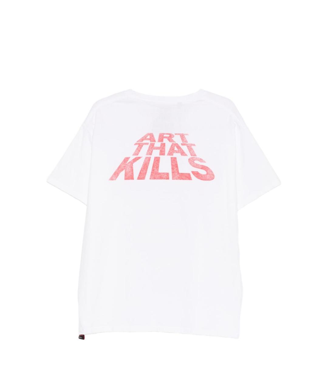 Gallery Dept Белая хлопковая футболка, фото 3