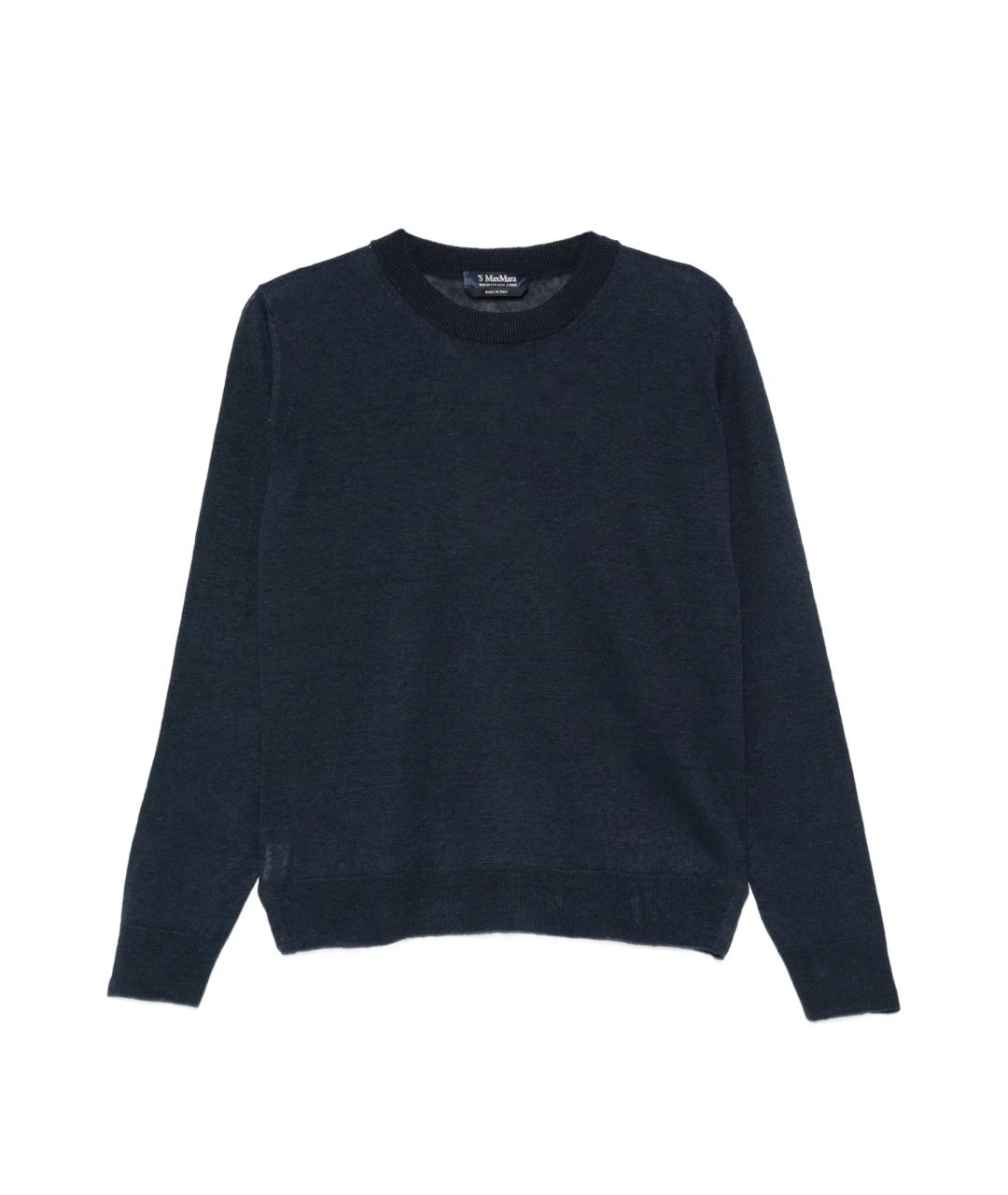 'S MAX MARA Синий джемпер / свитер, фото 1