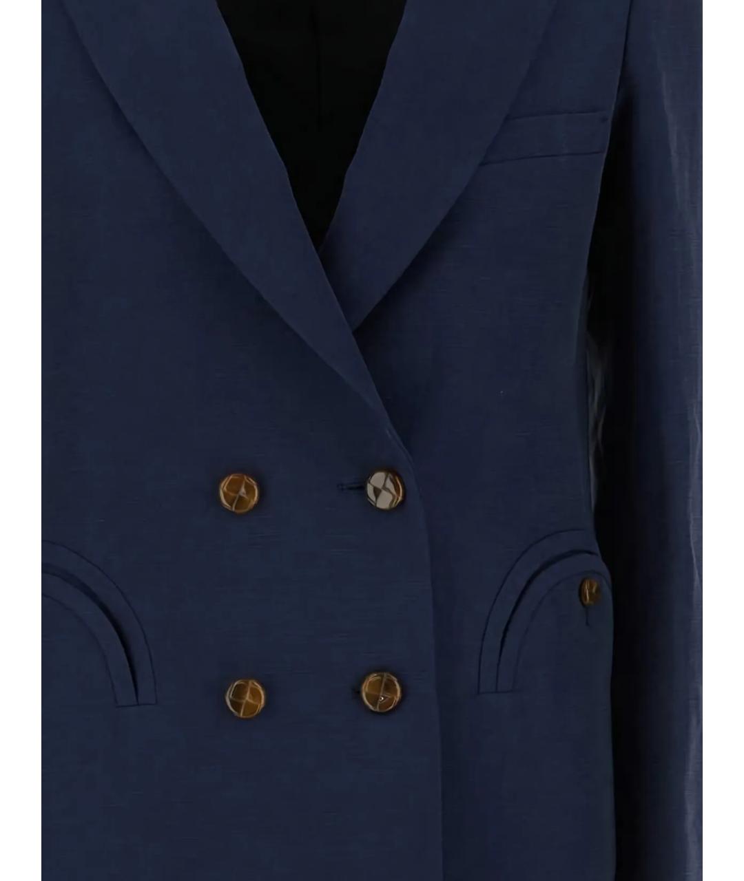 BLAZE MILANO Синий полиэстеровый жакет/пиджак, фото 2