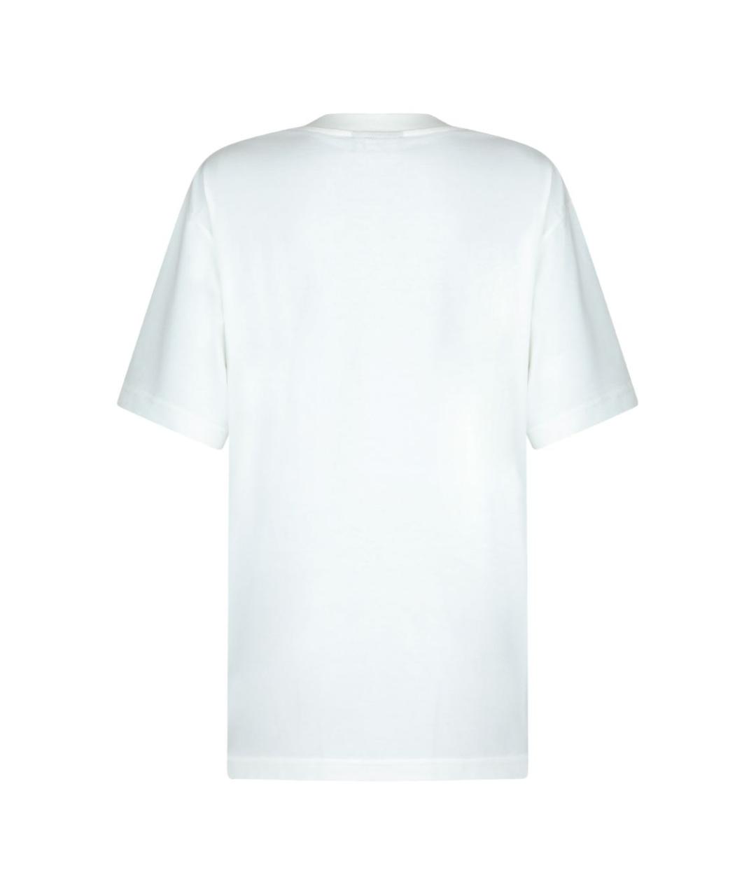 GUCCI Белая хлопковая футболка, фото 4