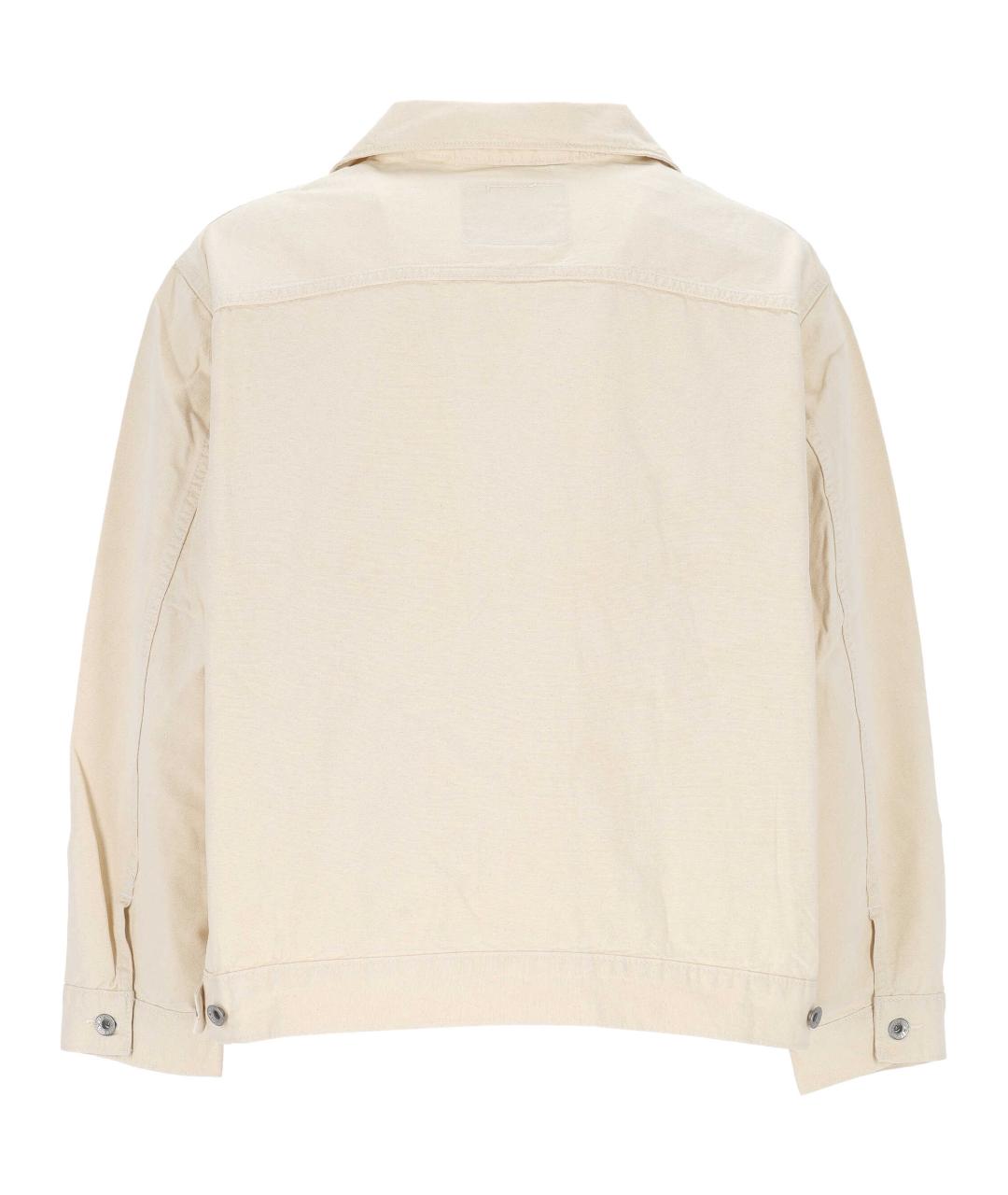 LEVI'S Белая хлопковая куртка, фото 3