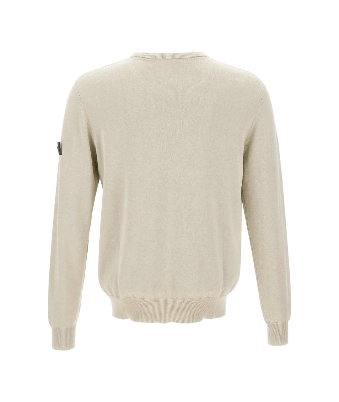 PEUTEREY Бежевый хлопковый джемпер / свитер, фото 3