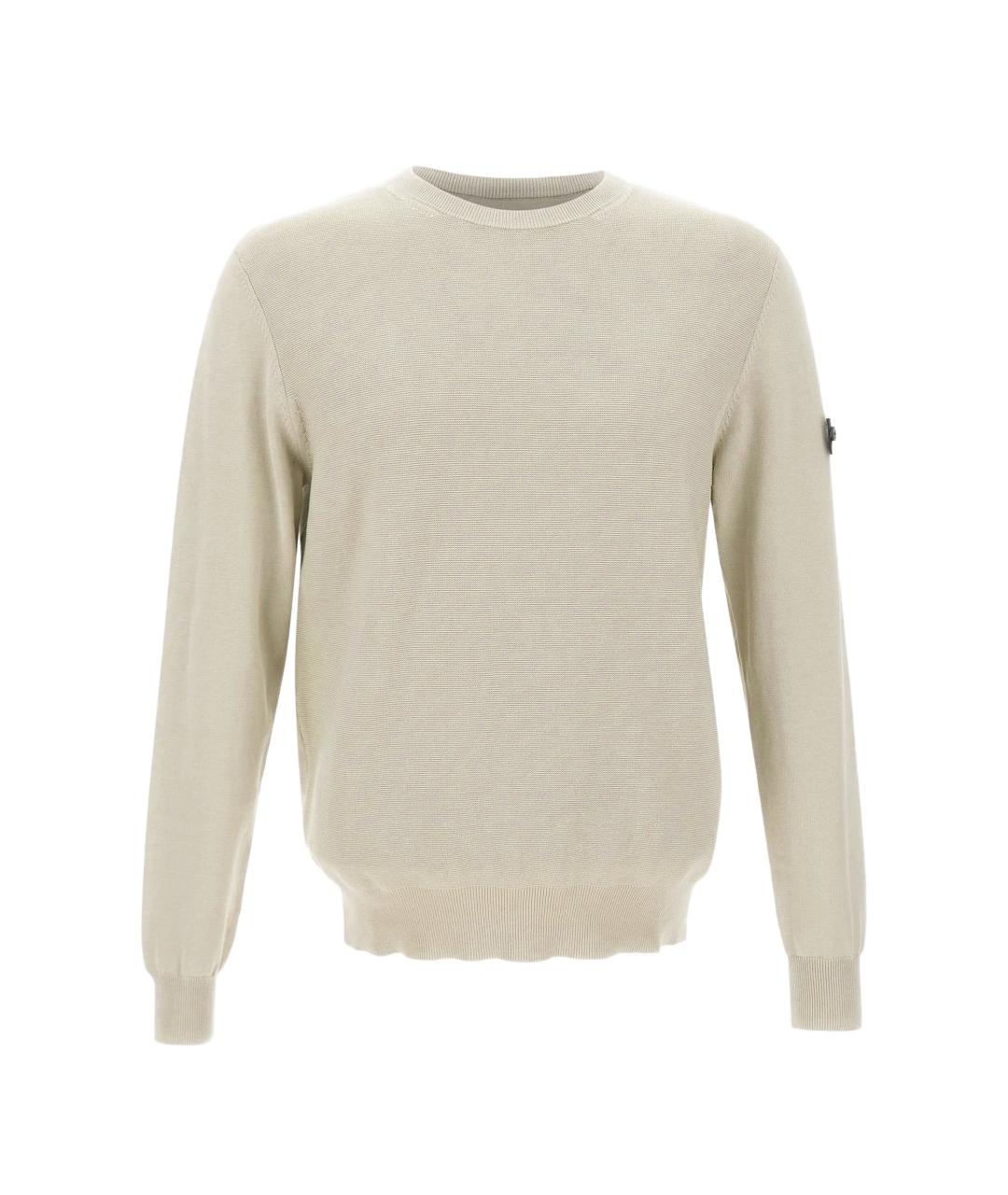 PEUTEREY Бежевый хлопковый джемпер / свитер, фото 1