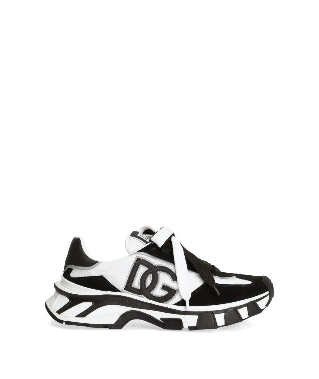 DOLCE&GABBANA Мульти текстильные низкие кроссовки / кеды, фото 1