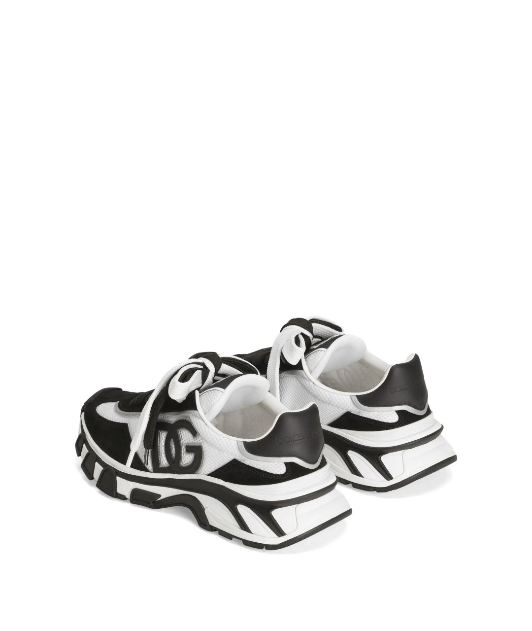 DOLCE&GABBANA Мульти текстильные низкие кроссовки / кеды, фото 3