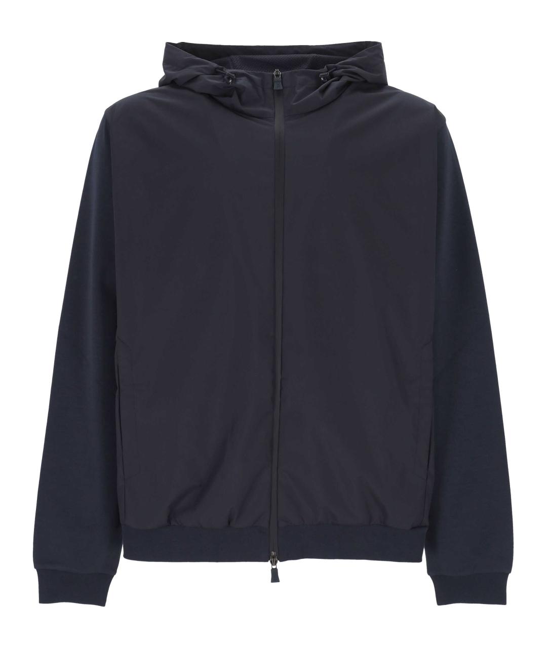 HERNO Темно-синяя куртка, фото 1