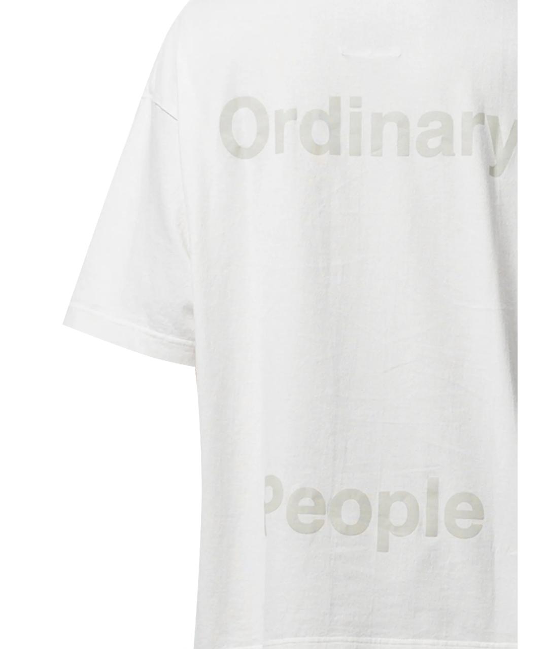 Mihara Yasuhiro Белая хлопковая футболка, фото 3