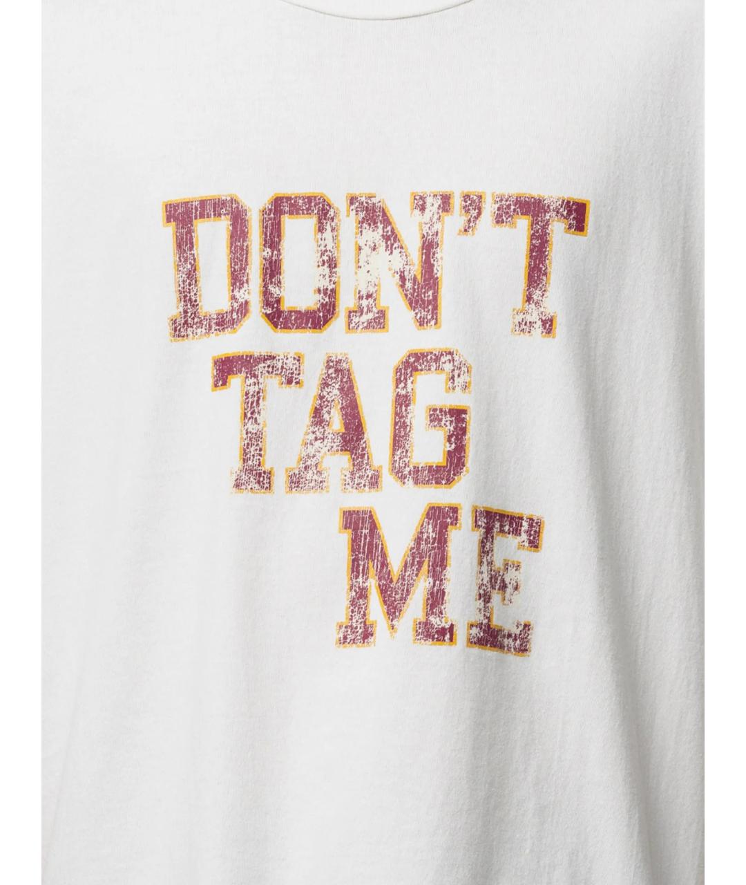 Mihara Yasuhiro Белая хлопковая футболка, фото 2