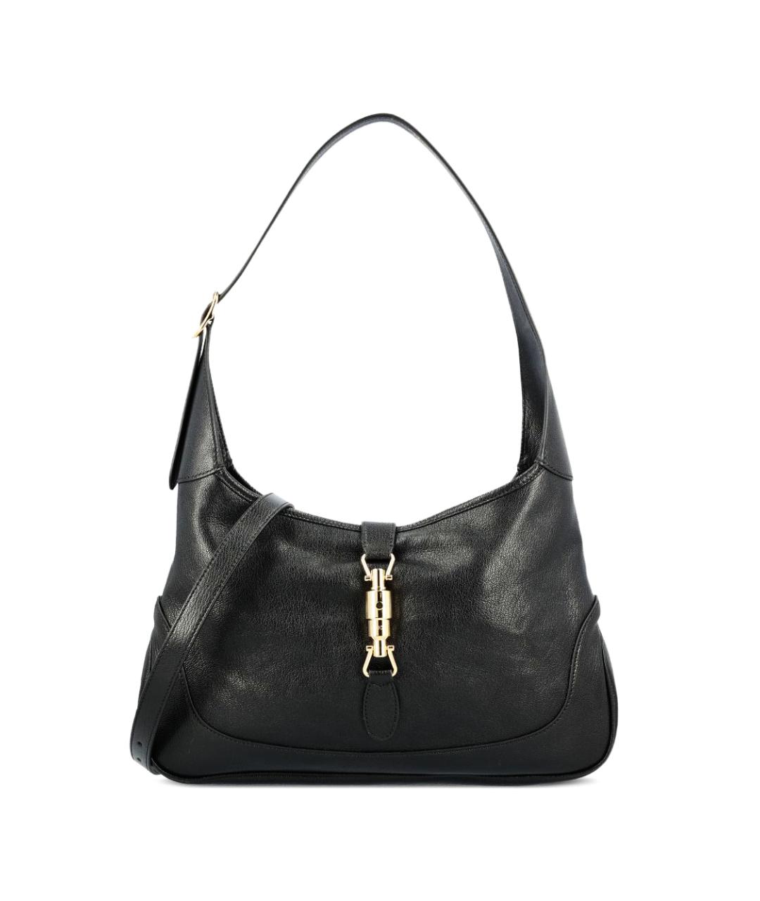 GUCCI Черная кожаная сумка через плечо, фото 1