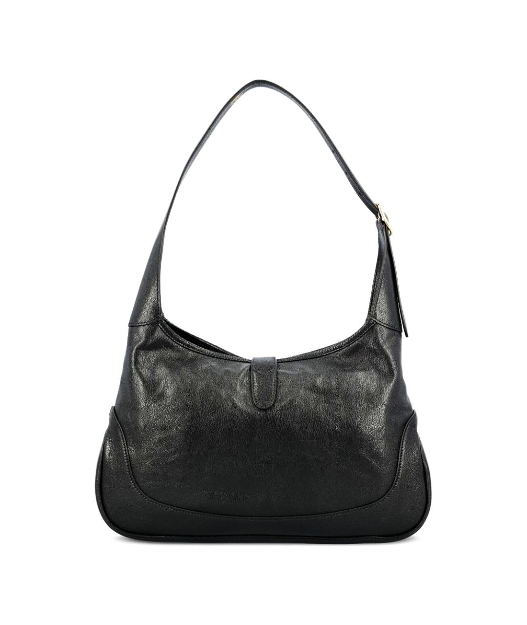 GUCCI Черная кожаная сумка через плечо, фото 3