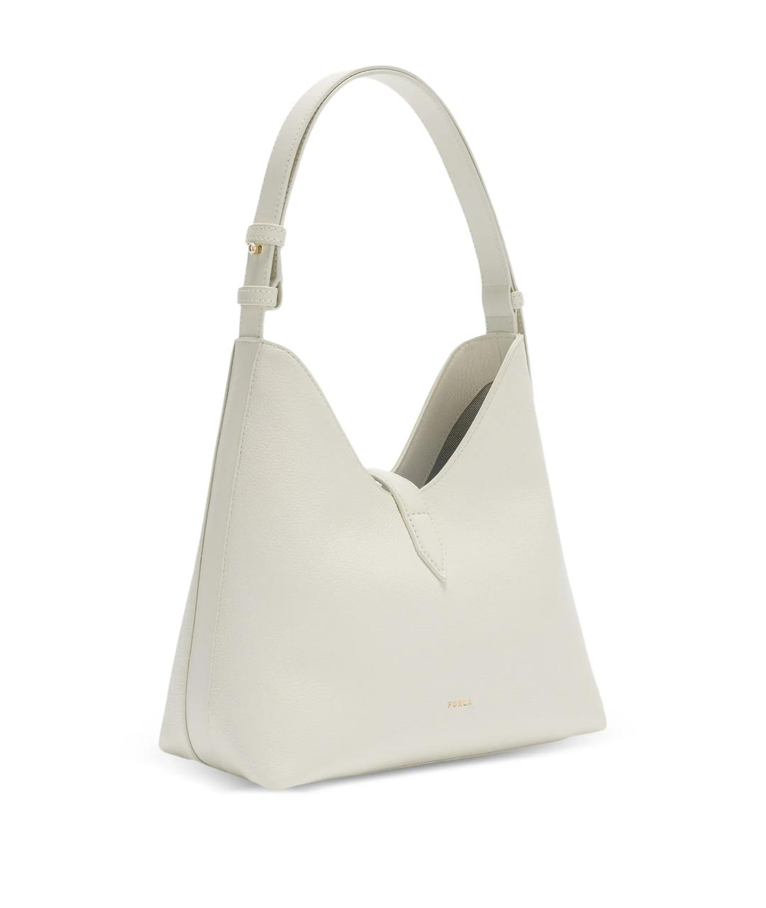 FURLA Белая кожаная сумка через плечо, фото 2