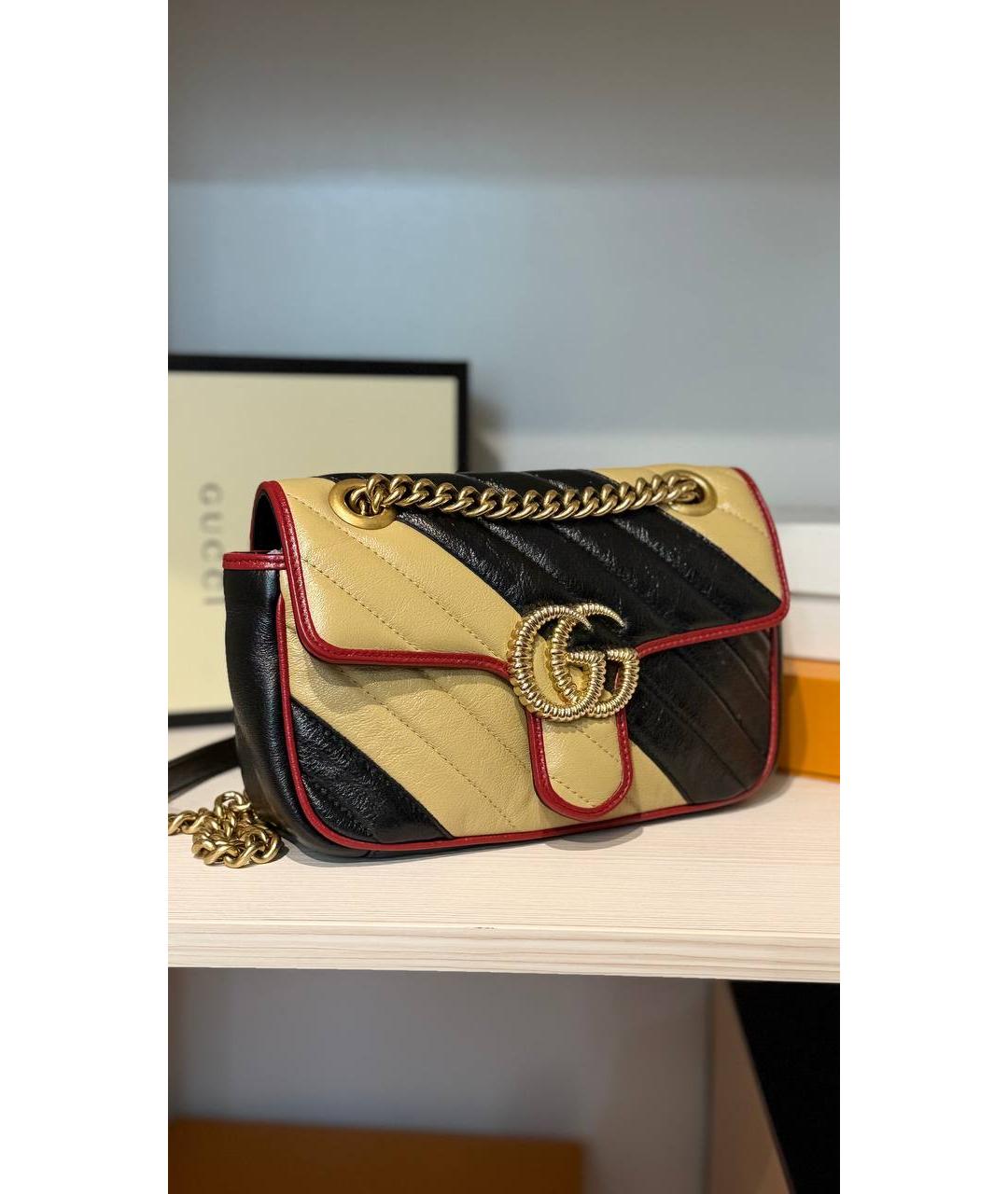 GUCCI Мульти кожаная сумка через плечо, фото 2