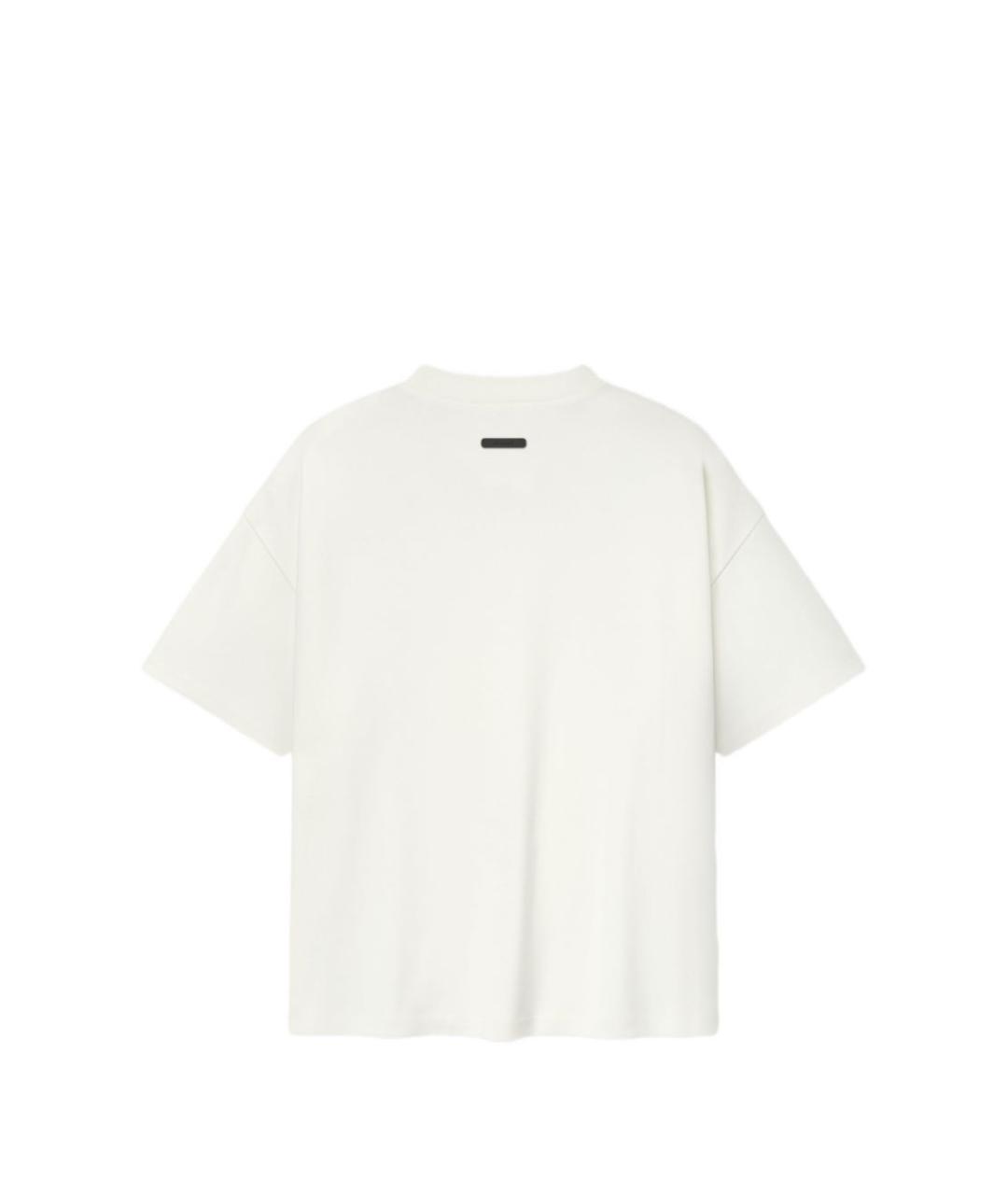 FEAR OF GOD ESSENTIALS Белая хлопковая футболка, фото 3